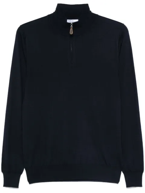 Fedeli Favonio sweater Blue 6UI07122