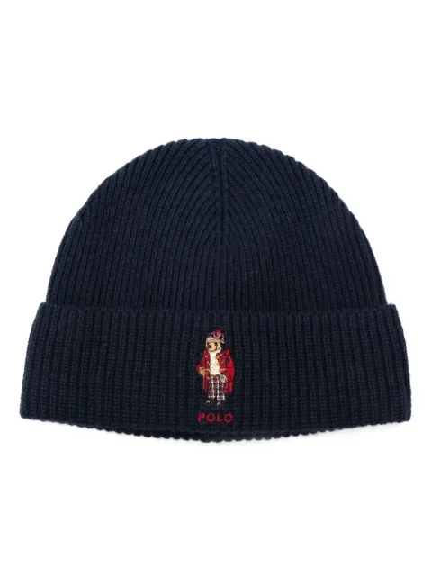Polo Ralph Lauren Polo Bear-motif beanie hat Blue 449959381002