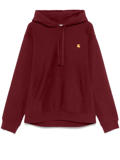Carhartt WIP American Script hoodie Red I028279