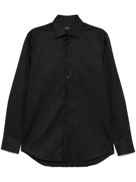ETRO paisley-jacquard shirt Black MRIB0001AQ043