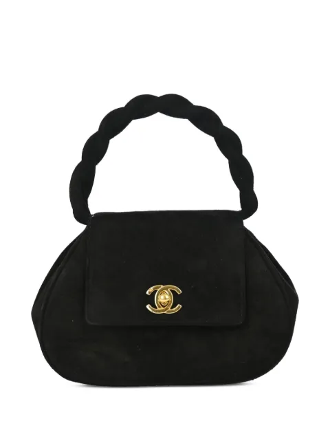CHANEL Pre-Owned 1997 CC turn-lock handbag Black 4759398