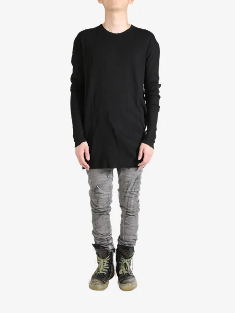 Boris Bidjan Saberi cotton T-shirt Black LS15RFFCX00010