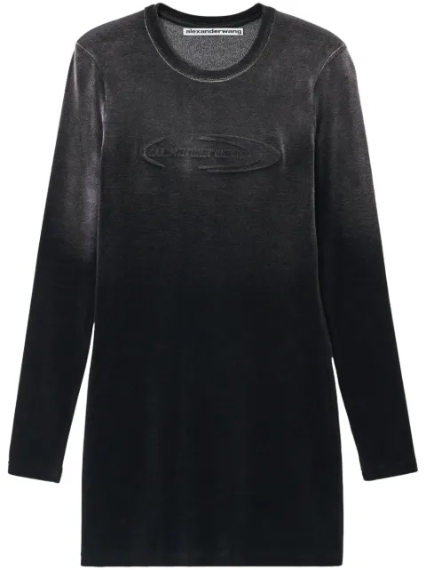 Alexander Wang long-sleeved minidress Grey 4CC1256300024B