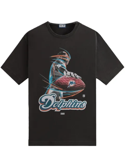 KITH x NFL '47 Dolphins "Vintage" T-shirt Black KHM032689001
