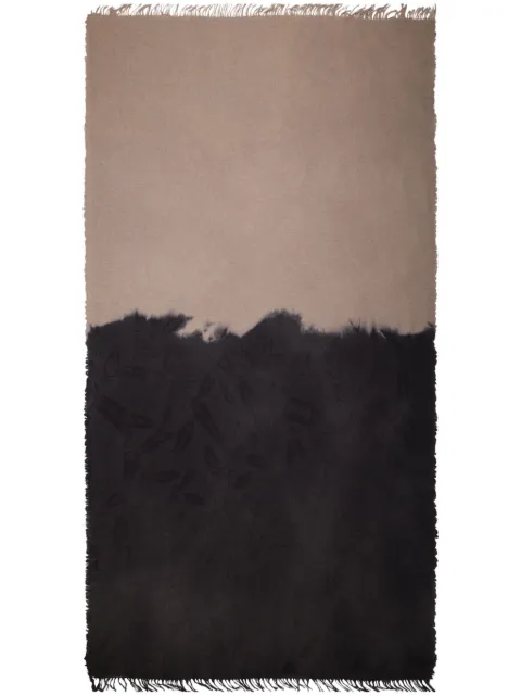 Uma Wang tie-dye scarf Neutrals UA0232