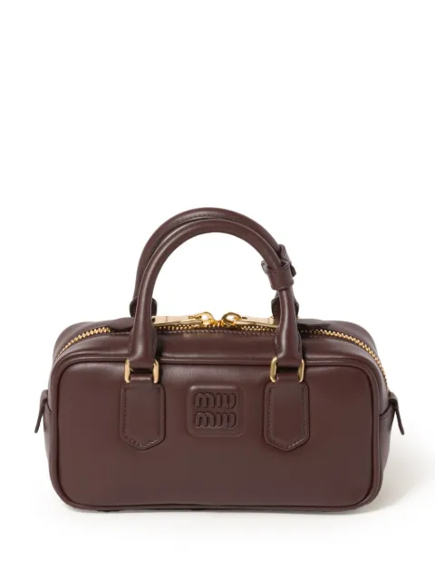 Miu Miu Arcadie leather bag Brown 5BB142ACR3
