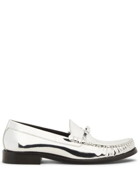 Stuart Weitzman Lottie Bow loafers Silver SJ708LSP