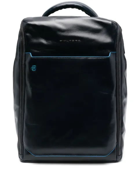 PIQUADRO leather backpack Blue CA6593B2