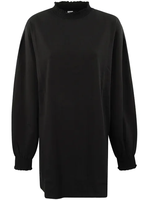 Random Identities ruffle-collar dress Black RAN04T006