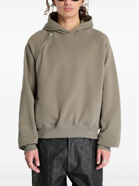 HELIOT EMIL cotton hoodie Green HEM08055DG23