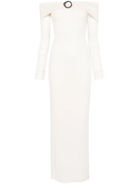 MANURÍ Amara Buckle dress White MRPERM9VICH200
