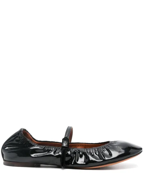 Lanvin Mary Jane glossy ballet flats Black FWBAMB05GLOSH24