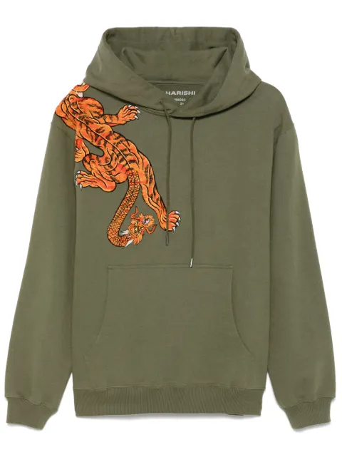 Maharishi Panther Chimera hoodie Green 5312