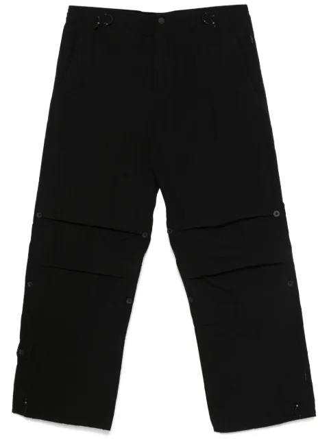 Maharishi dart-detail trousers Black 5249