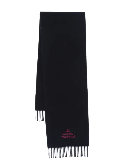 Vivienne Westwood embroidered scarf Blue 81030007W00Q7
