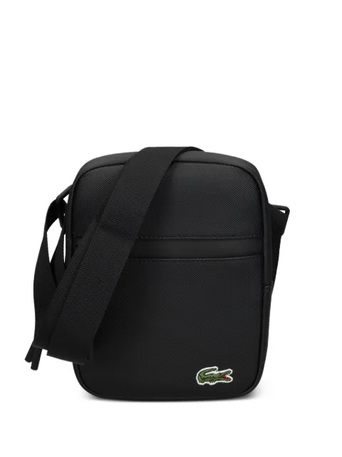 Lacoste logo-appliqué messenger bag Black NH3307LV