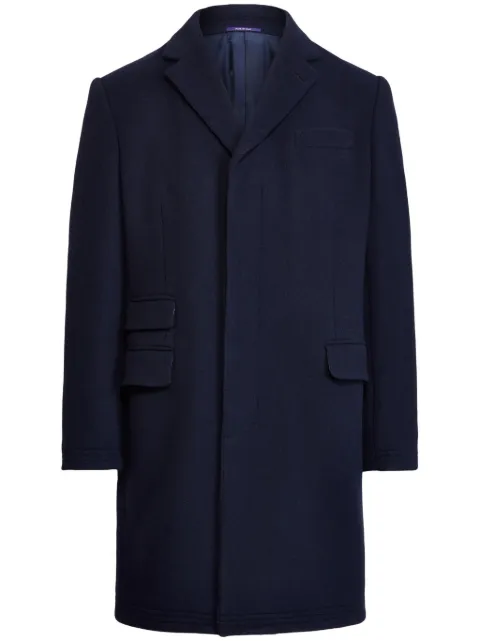 Ralph Lauren Purple Label brushed wool coat Blue 798856150001