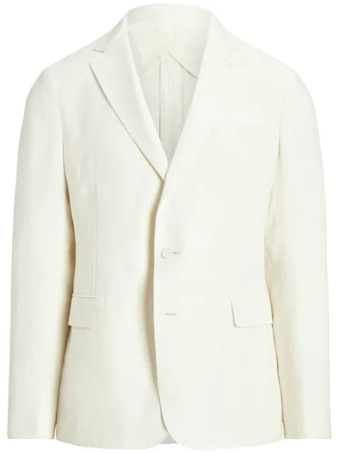 Ralph Lauren Purple Label single-breasted blazer Neutrals 798857651012