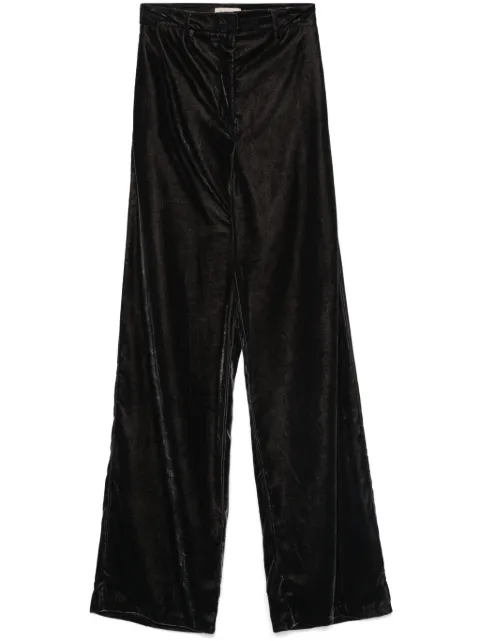 Blanca Vita velvet trousers Grey PLEIO9924