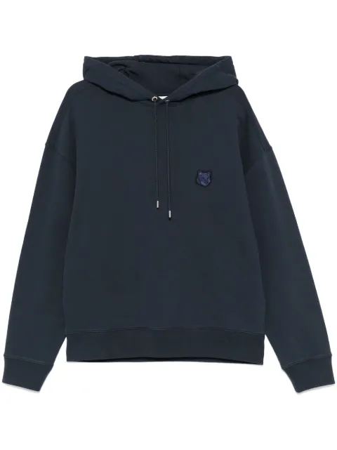 Maison Kitsuné Bold Fox Head-patch hoodie Blue LM00705KM0001