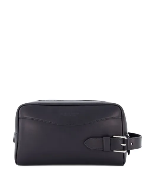 Ralph Lauren Purple Label leather travel pouch Black 419949770002