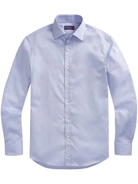 Ralph Lauren Purple Label twill shirt Blue 791769944001