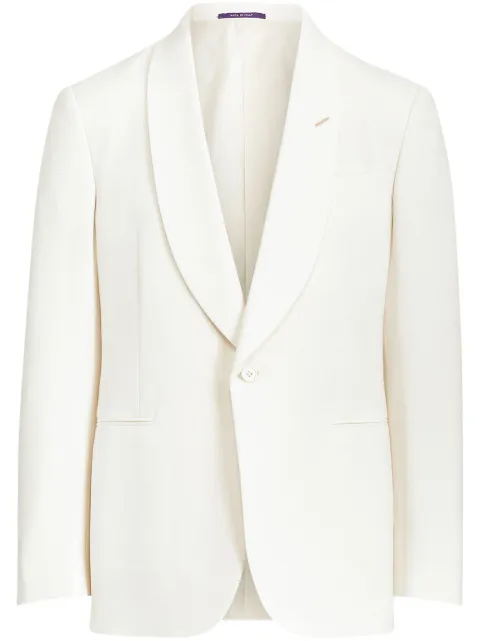 Ralph Lauren Purple Label single-breasted tuxedo blazer Neutrals 798765808001