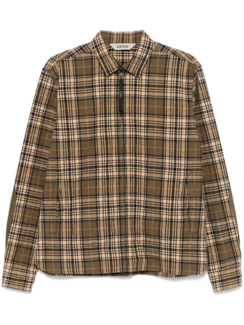 ASPESI zip shirt jacket Neutrals CE20L654