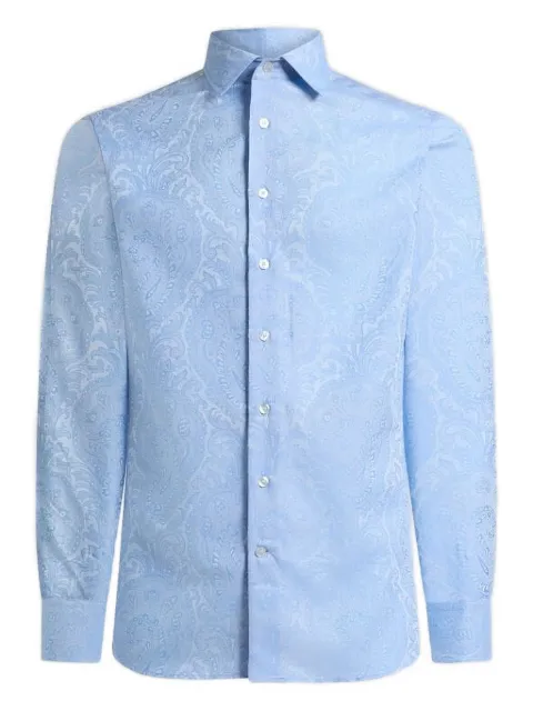ETRO Roma cotton shirt Blue MRIB000199TJ562