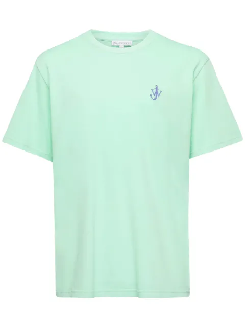 JW Anderson logo-embroidered T-shirt Green JT0257PG1510520