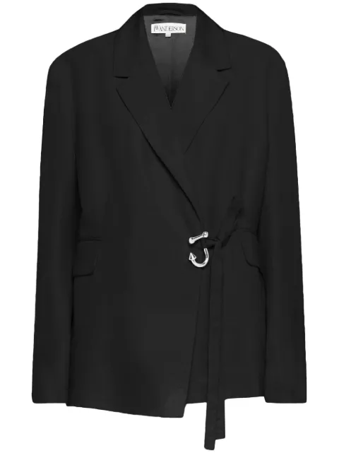 JW Anderson wrap-design blazer Black JK0369PG1684999