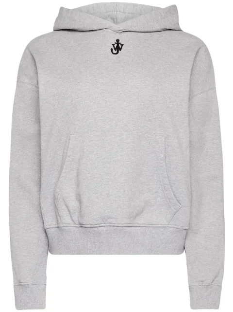 JW Anderson anchor-embroidered hoodie Grey JW0216PG1719907