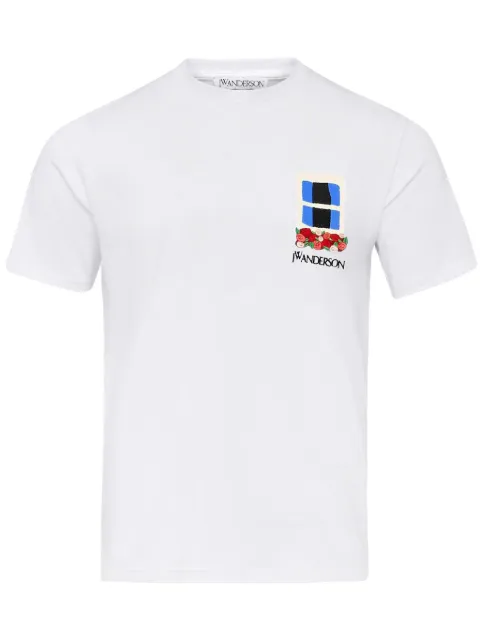 JW Anderson Window-embroidered T-shirt White JT0277PG1510001
