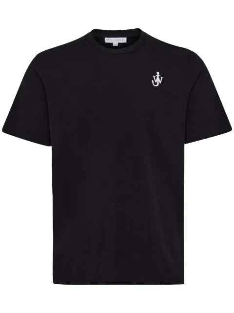 JW Anderson Anchor-embroidered T-shirt Black JT0257PG1510