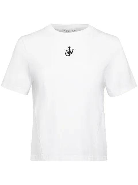 JW Anderson Anchor-embroidered T-shirt White JT0259PG1715001