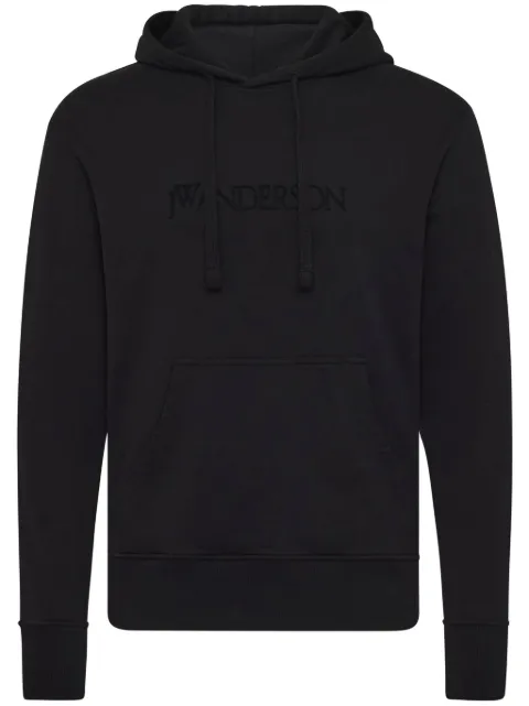 JW Anderson logo-embroidered hoodie Black JW0214PG1632999