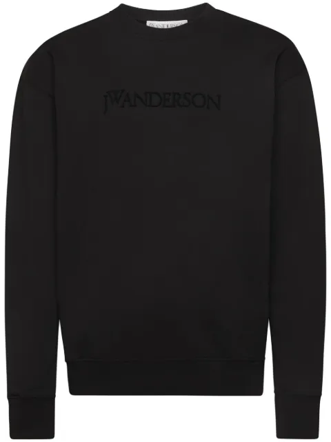 JW Anderson logo-embroidered sweatshirt Black JW0215
