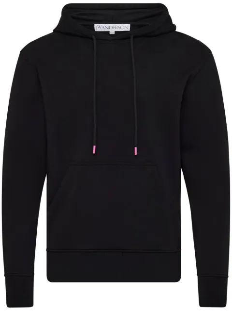 JW Anderson lace-panel hoodie Black JW0222PG1632