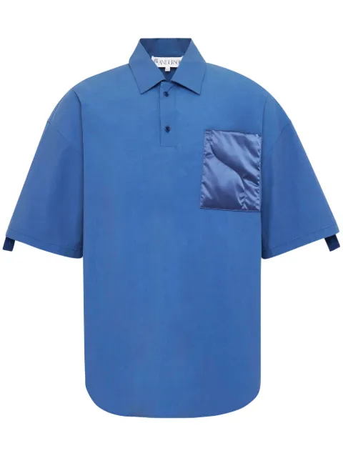 JW Anderson quilted-pocket polo shirt Blue TP0350PG1090