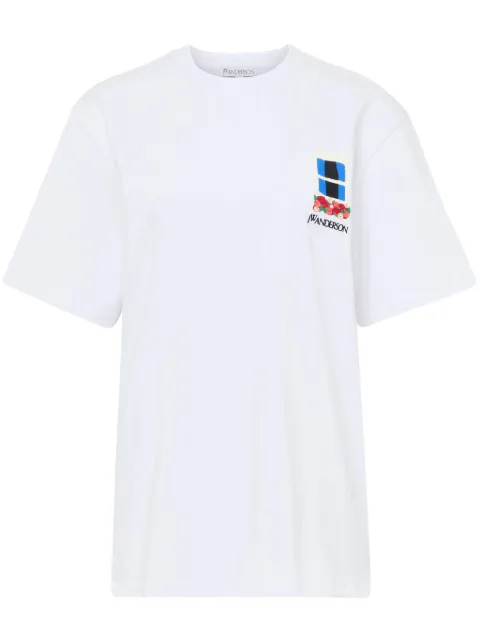 JW Anderson window-embroidered T-shirt White JT0283PG1510001