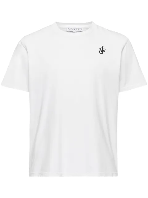 JW Anderson Anchor-embroidered T-shirt White JT0257PG1510