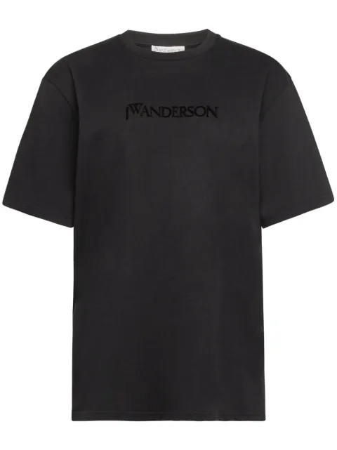 JW Anderson logo-embroidered T-shirt Black JT0282PG1510999