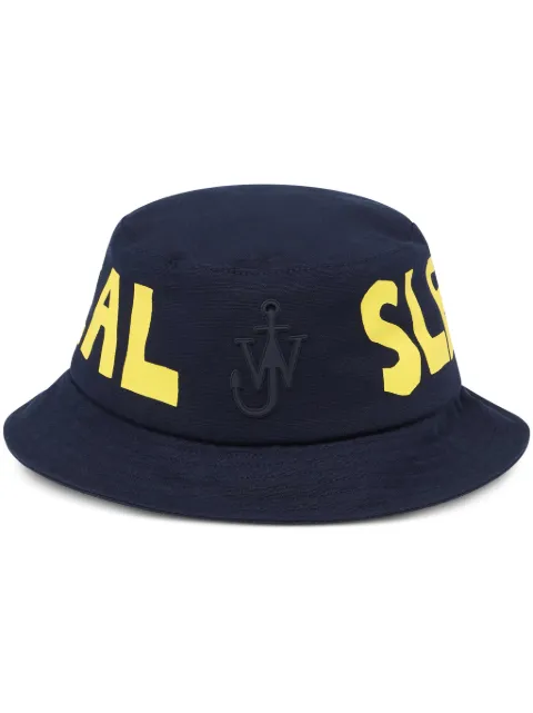 JW Anderson Real Sleep bucket hat Blue AC0399FA0438888