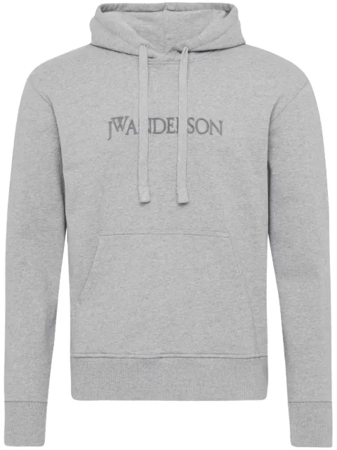 JW Anderson logo-embroidered hoodie Grey JW0214PG1632907
