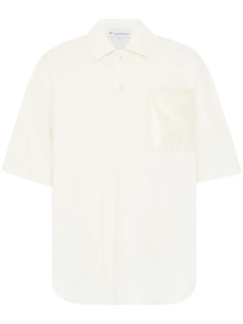 JW Anderson quilted-pocket polo shirt White TP0350PG1090006