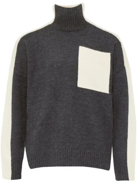 JW Anderson two-tone sweater Grey KW1308YN0367929