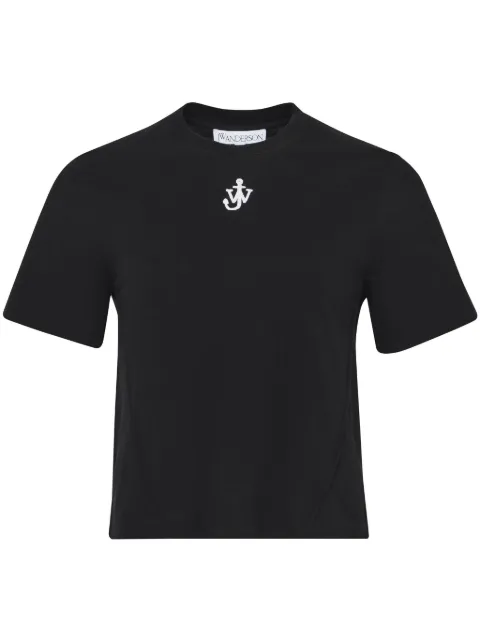 JW Anderson Anchor-embroidered T-shirt Black JT0259PG1715999