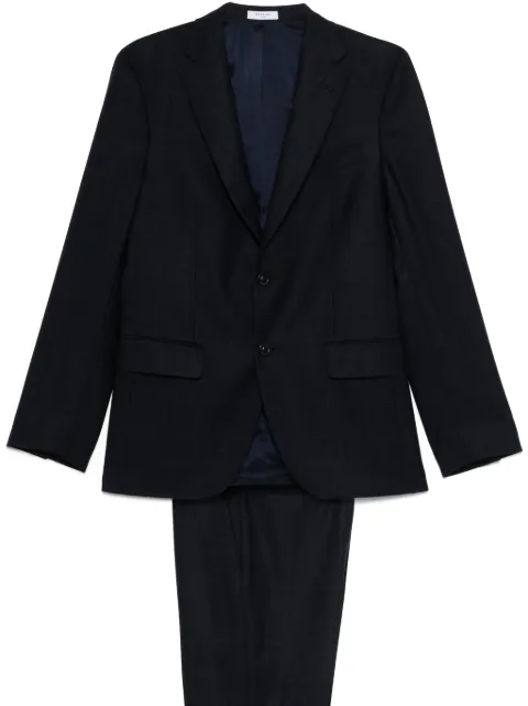 Boglioli Prince of Wales-pattern suit Blue Y12C2AFB4102