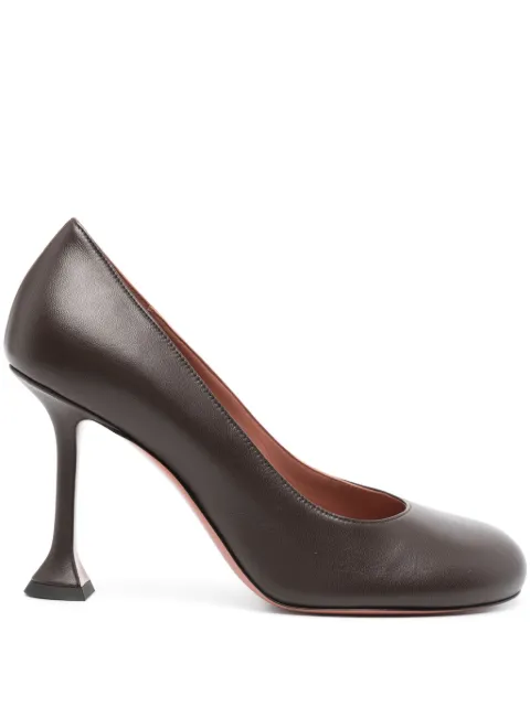 Amina Muaddi 95mm Iris pumps Brown 12S357484IRI