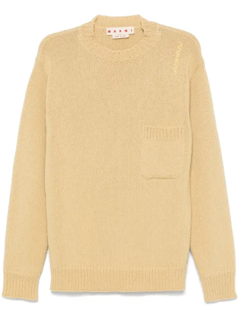 Marni virgin wool sweater Yellow GCMG0421A0UFH949